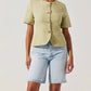 Astr - Saige Cutaway Linen Blend Jacket
