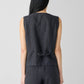 Eileen Fisher - Washed Organic Linen Délavé Vest