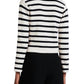 Derek Lam 10 Crosby - Keene Stripe Crewneck Cardigan