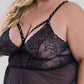 Isayes - Sheer Long Nightwear Gown - Plus
