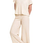 Trendsi - Zenana Rolled Sleeve Top and Pants Sweater Set
