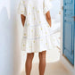 &Merci - Sweet Citrus Stripe Babydoll Dress