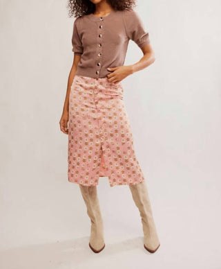 Free People - Analise Printed Midi Skirt