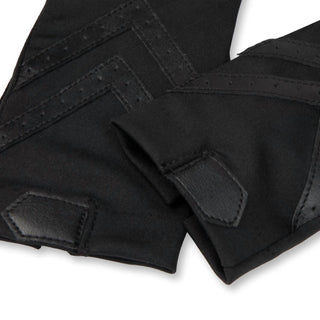 Isotoner - Women's Spandex Shortie Glove With Chevron Detail