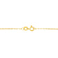 14K Yellow Gold 1/2 Cttw Martini Set Lab Grown Yellow Diamond Solitaire 18" Pendant Necklace (Yellow Color, VS2-SI1 Clarity)