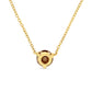 14K Yellow Gold 1/2 Cttw Martini Set Lab Grown Yellow Diamond Solitaire 18" Pendant Necklace (Yellow Color, VS2-SI1 Clarity)
