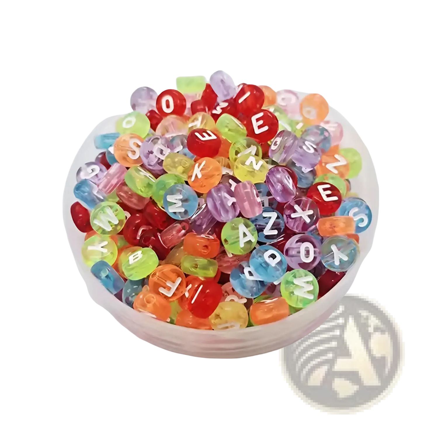 800 Piece Mixed Acrylic Alphabet and Number Bead Set