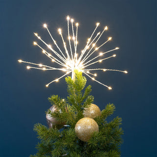 LED Starburst Tree Topper 23.5"H (Set of 2)