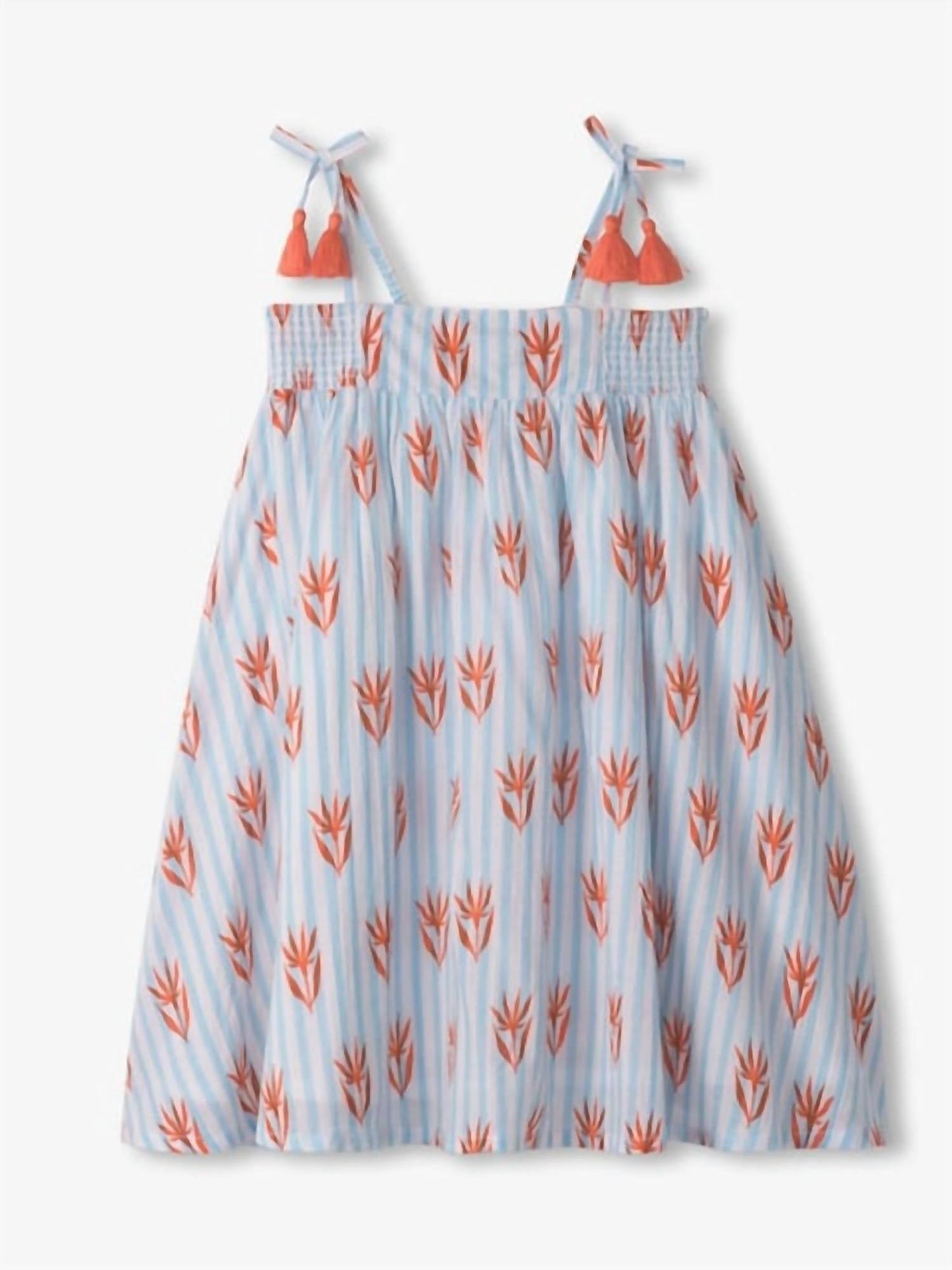 Hatley - Girls Crinkle Gauze Ticking Full Dress