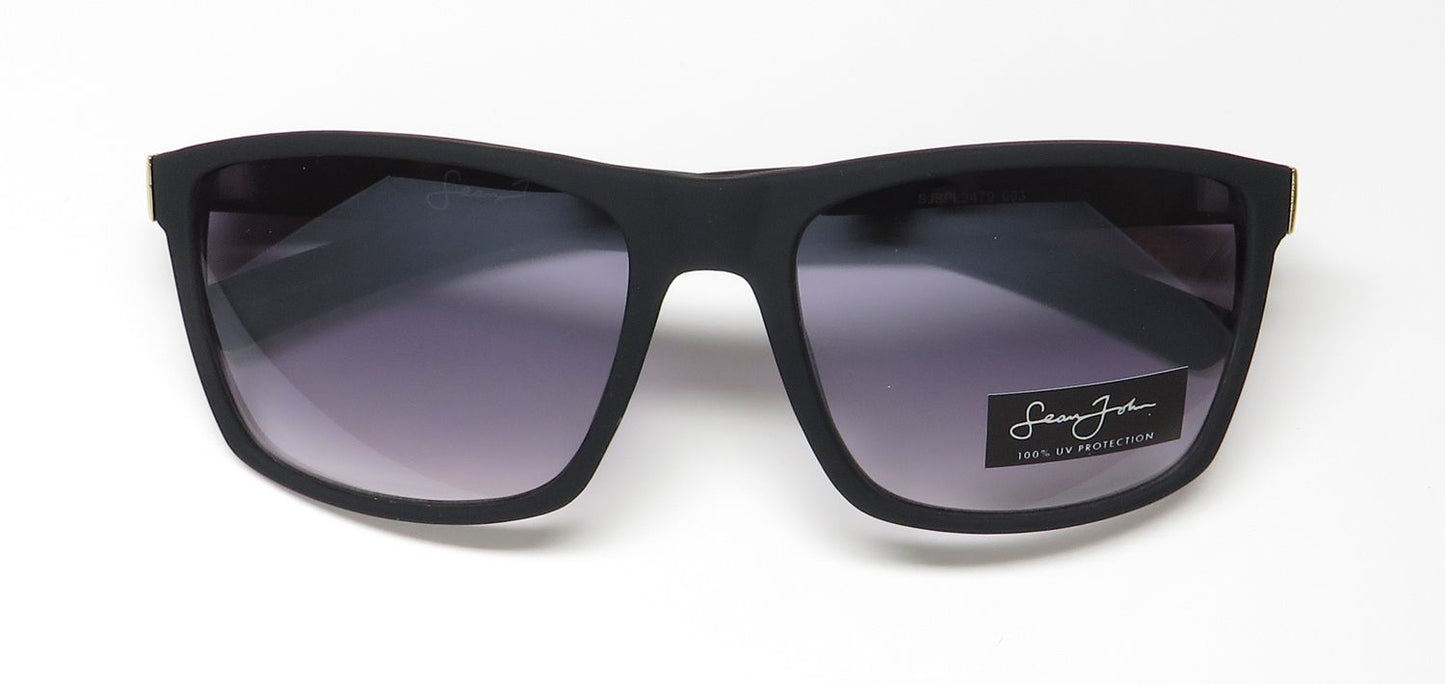 Óculos de sol Sean John SJSpl3479 com proteção 100% UV e acetato premium, última temporada
