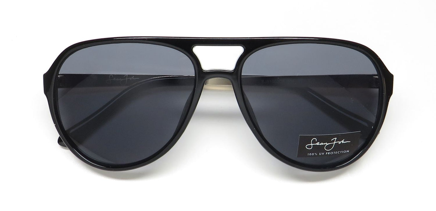 Óculos de sol Sean John SJS1002Ce Piloto 100% proteção UV Masculino/Feminino