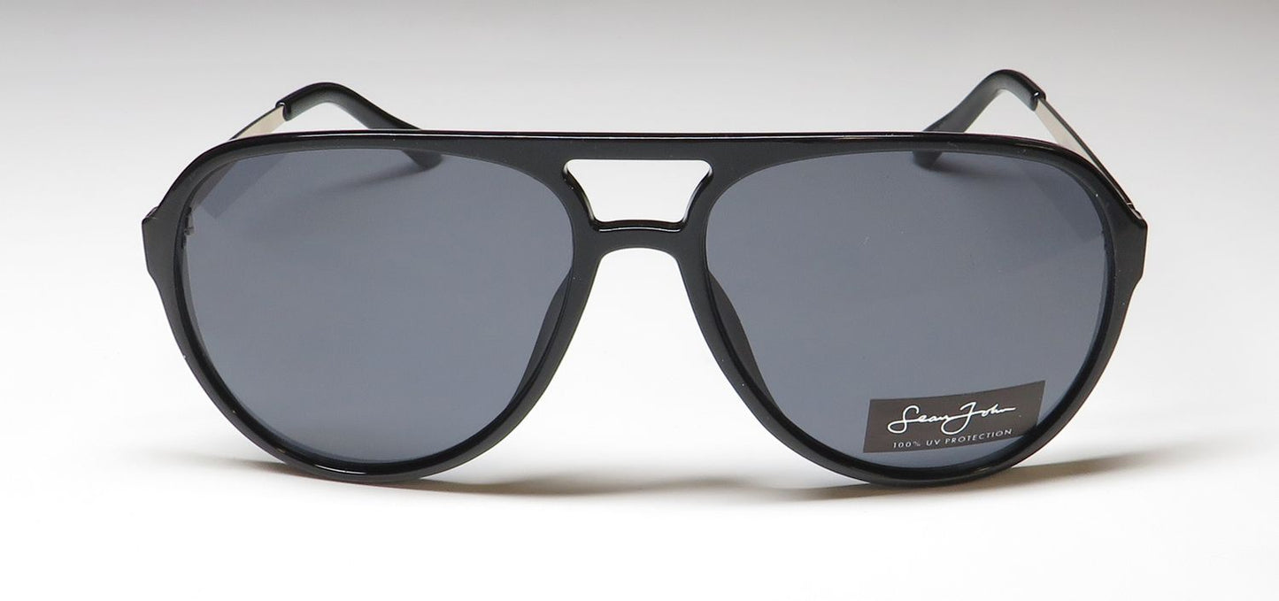 Óculos de sol Sean John SJS1002Ce Piloto 100% proteção UV Masculino/Feminino
