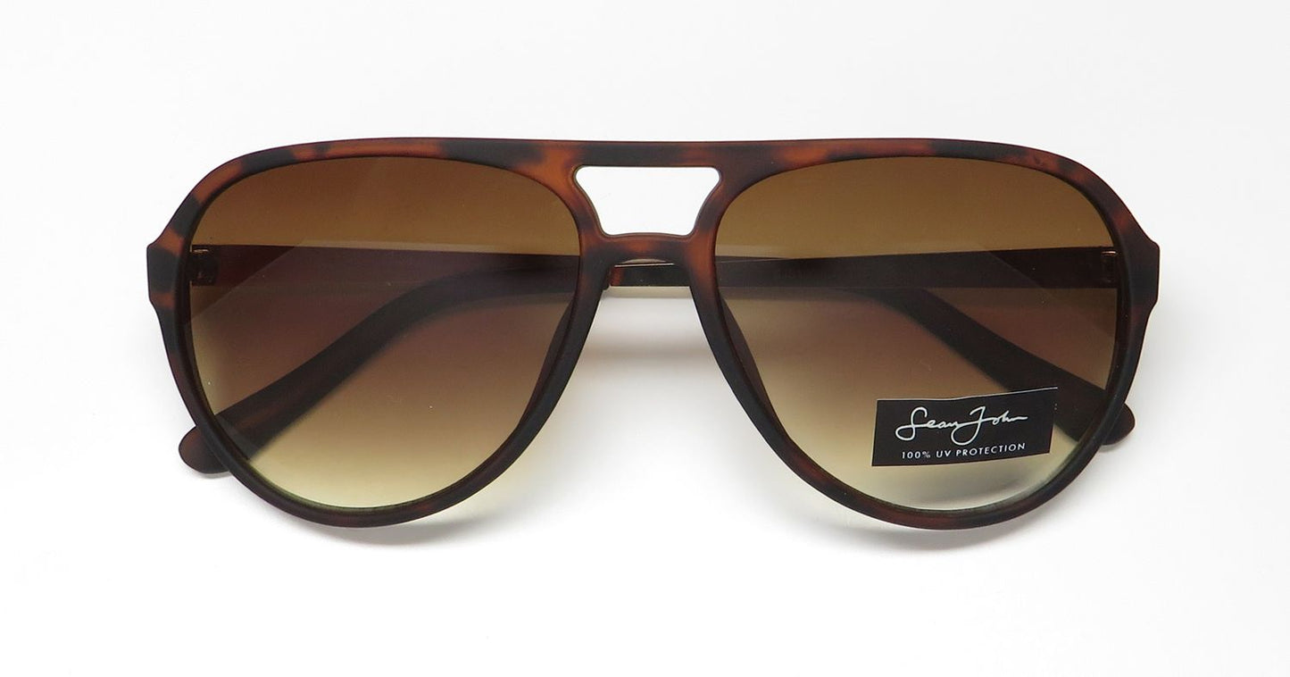 Óculos de sol Sean John SJSpl3479 com proteção 100% UV e acetato premium, última temporada