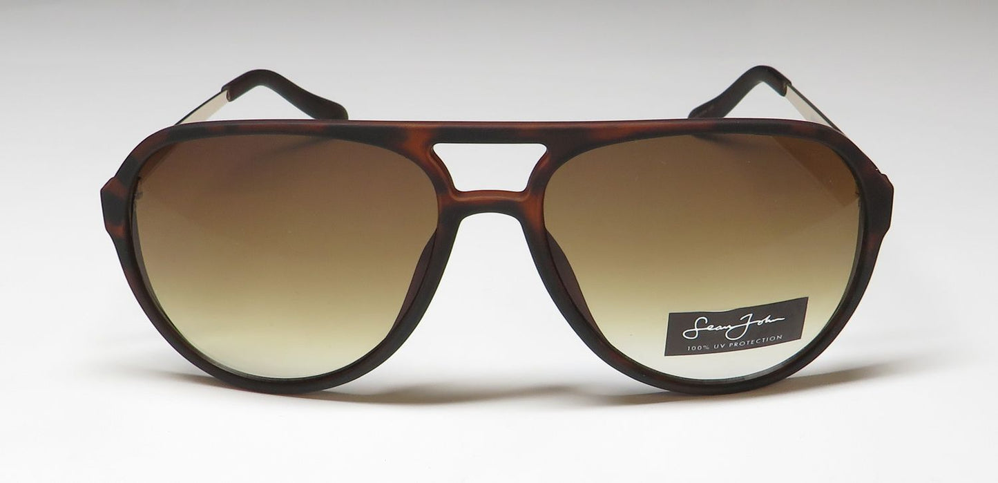 Óculos de sol Sean John SJSpl3479 com proteção 100% UV e acetato premium, última temporada