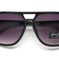 Óculos de sol Sean John SJS1003Ce Lentes grandes Hastes de plástico Segmento premium
