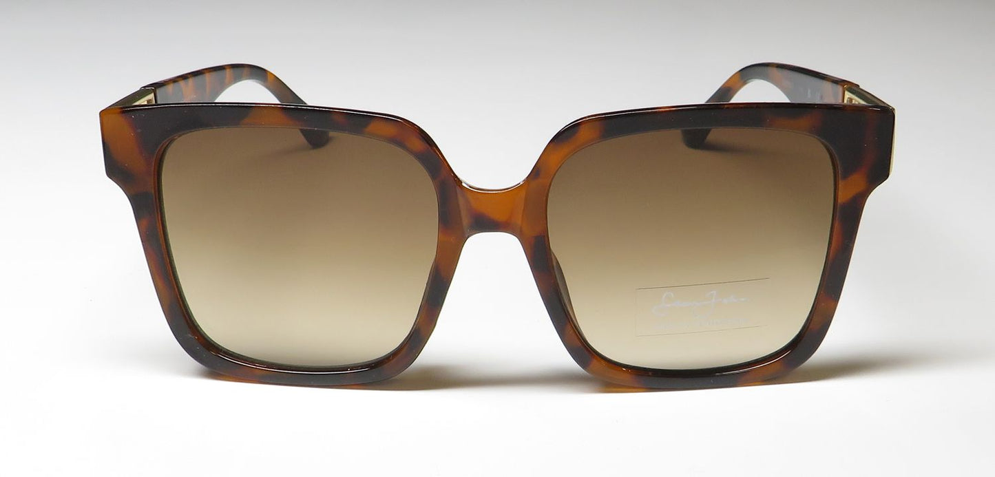 Óculos de sol Sean John SJS2010Ce com proteção 100% UV/UVB e lentes retangulares casuais