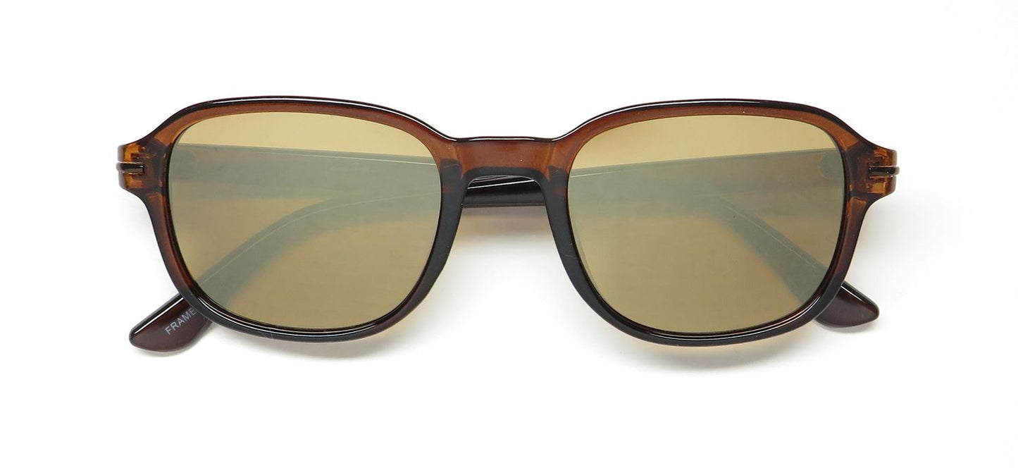 Óculos de sol Sean John SJS1026 com proteção 100% UV/UVB Podium Faion Elegant Retro