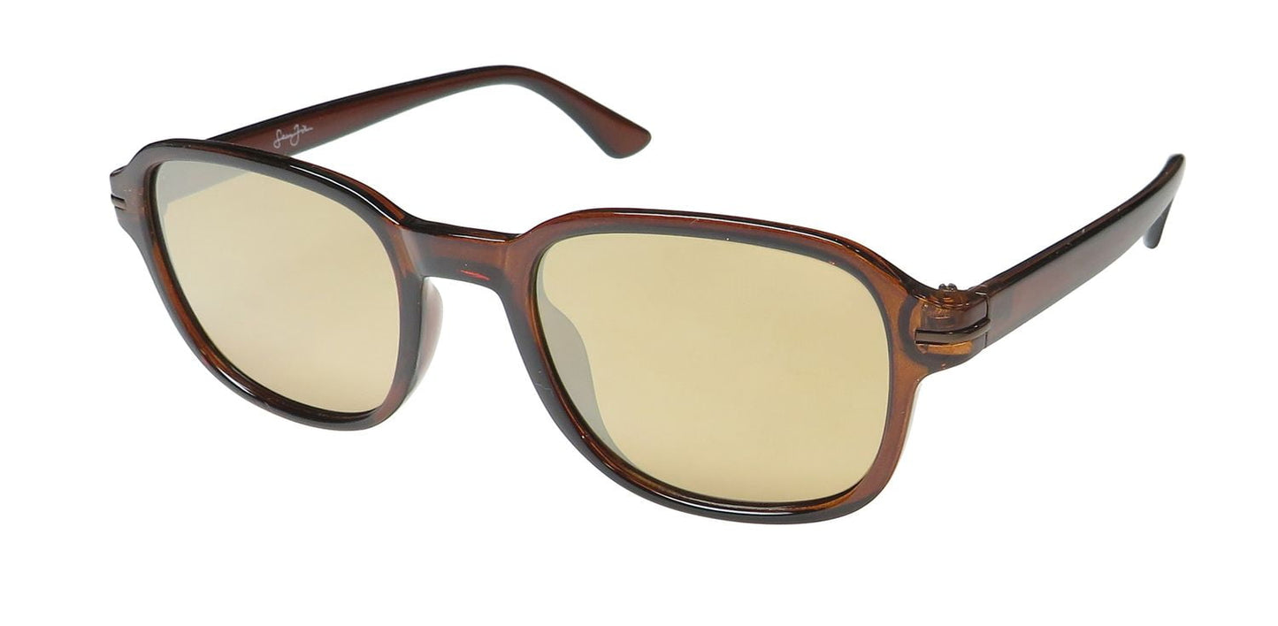 Óculos de sol Sean John SJS1026 com proteção 100% UV/UVB Podium Faion Elegant Retro