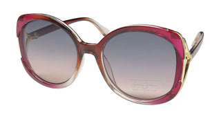 Óculos de sol Sean John SJS2032 com lentes grandes e lentes grandes, designer de celebridades americanas