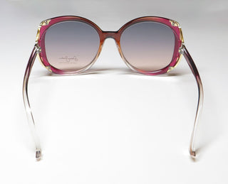 Óculos de sol Sean John SJS2032 com lentes grandes e lentes grandes, designer de celebridades americanas