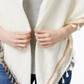 Steve Madden Catalunya Tassel Wrap Feminino Branco Tamanho Regular