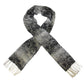 Cachecol feminino Steve Madden Winter Ombre Muffler, preto, tamanho regular
