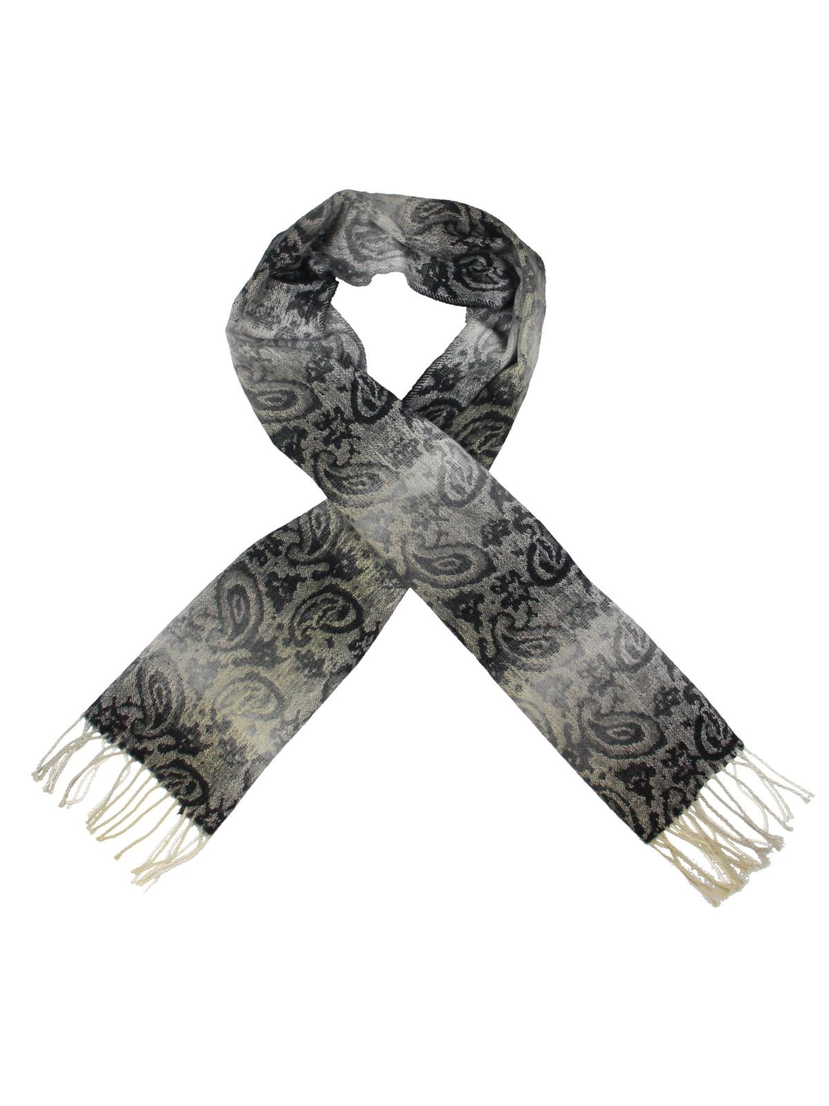 Cachecol feminino Steve Madden Winter Ombre Muffler, preto, tamanho regular