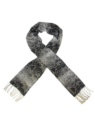 Cachecol feminino Steve Madden Winter Ombre Muffler, preto, tamanho regular