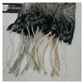 Cachecol feminino Steve Madden Winter Ombre Muffler, preto, tamanho regular