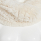 Cachecol infinito de inverno falso feminino Steve Madden, branco, tamanho regular