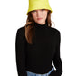Chapéu Bucket Steve Madden Feminino com Forro de Cetim e Nylon, Amarelo, Tamanho Regular