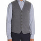 Colete de lã merino azul marinho da loja masculina da Bloomingdale's