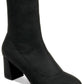 Botas de noite femininas Badgley Mischka Rena pretas, tamanho 5,5 m
