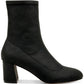 Botas de noite femininas Badgley Mischka Rena pretas, tamanho 5,5 m