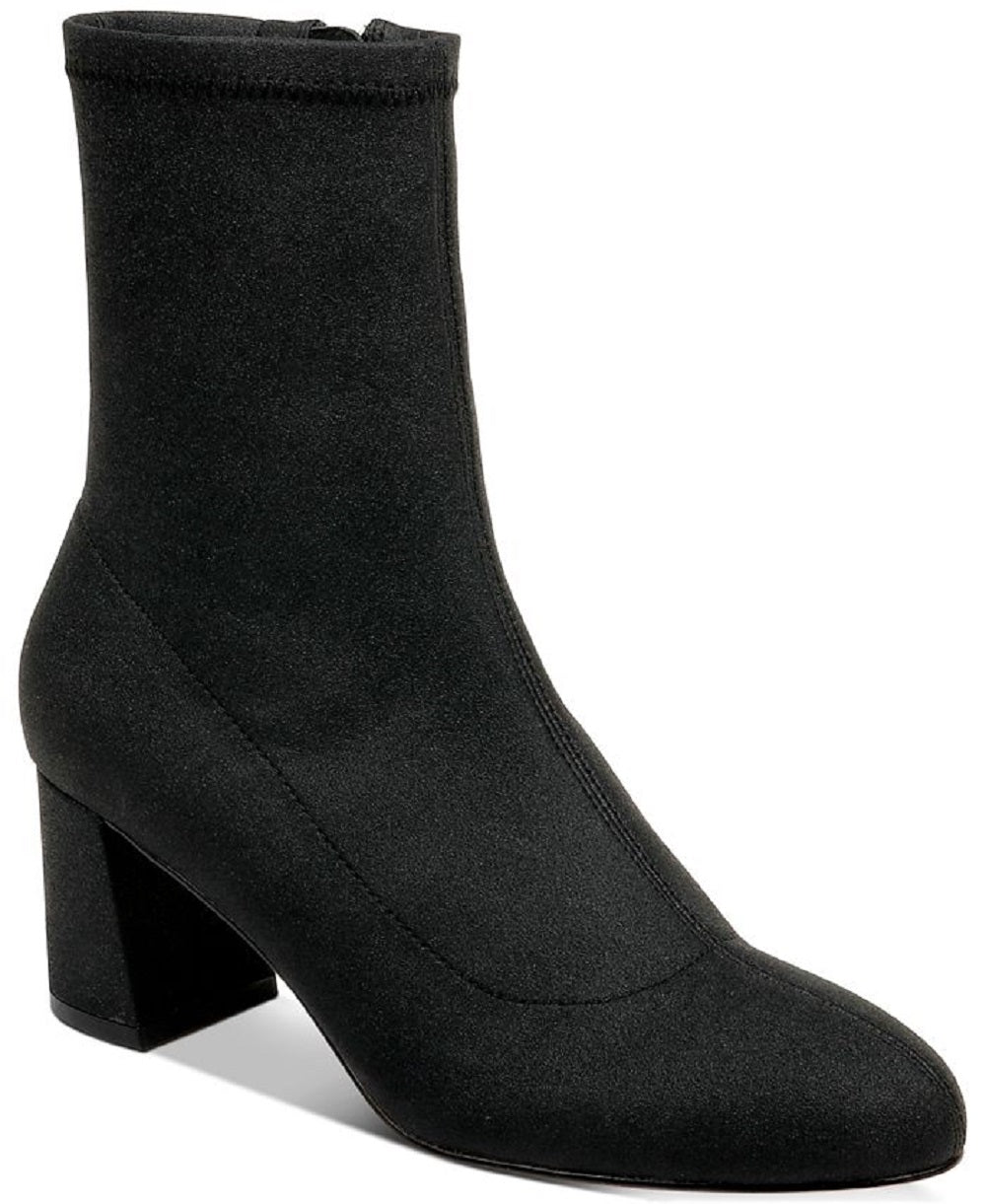 Bota feminina Badgley Mischka Rena Shimmer Sock Preta Tamanho 6,5