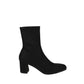 Bota feminina Badgley Mischka Rena Shimmer Sock Preta Tamanho 6,5