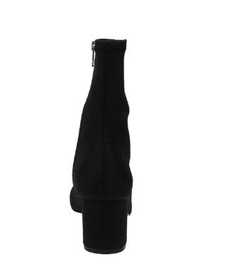 Bota feminina Badgley Mischka Rena Shimmer Sock Preta Tamanho 6,5