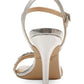 Badgley Mischka Natasha Patente Salto Alto Feminino Cinza Tamanho 6
