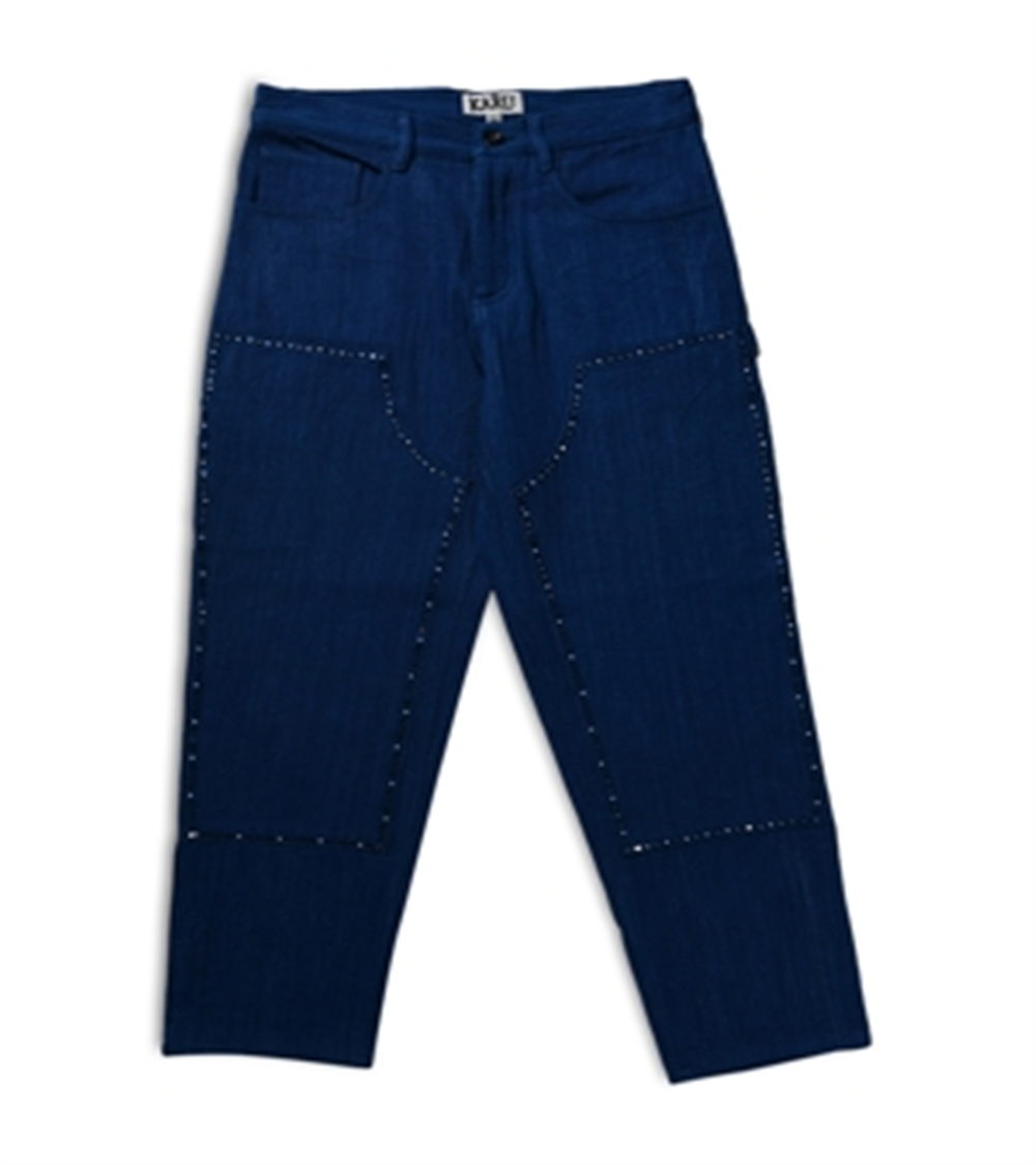 Calça Karu Research Double Knee Azul Tamanho 28