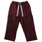Calça Karu Research Vintage Kantha Cotton Regular Fit com Cordão Azul Tamanho 32 REG