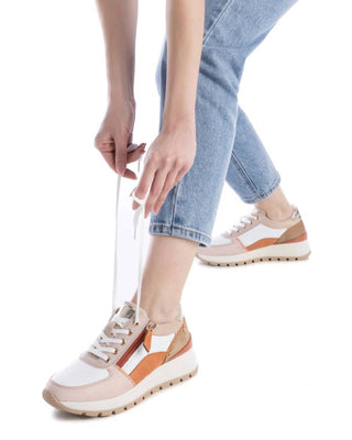 Xti - Tênis Casual Feminino com Zíper Lateral