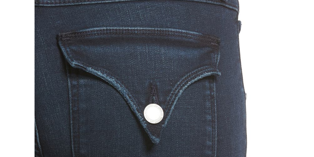 Calça jeans bootcut feminina Hudson Jeans Signature, azul, tamanho 28