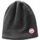 Gorro masculino Canada Goose de lã mista padrão cinza regular