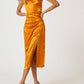 By Anthropologie - Silk One-shoulder Dress