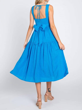 Entro - Wrap Tie Midi Dress