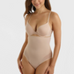 Tanga feminina SlimShaper by Miracle Brands, cintura alta, bege quente, tamanho M