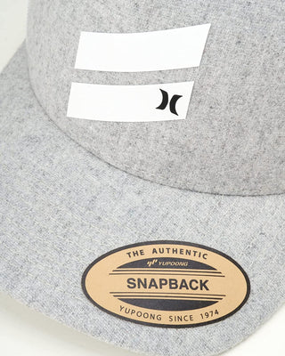Boné Trucker Hurley Icon Slash Masculino Cinza Tamanho Regular