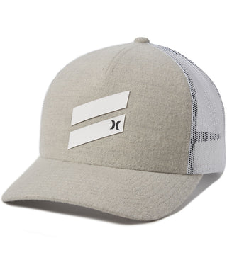 Boné Trucker Hurley Icon Slash Masculino Cinza Tamanho Regular