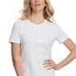 Camiseta feminina DKNY com lantejoulas, branca, tamanho pequeno