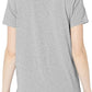 Camiseta feminina DKNY Sport Logo Cinza Tamanho Médio